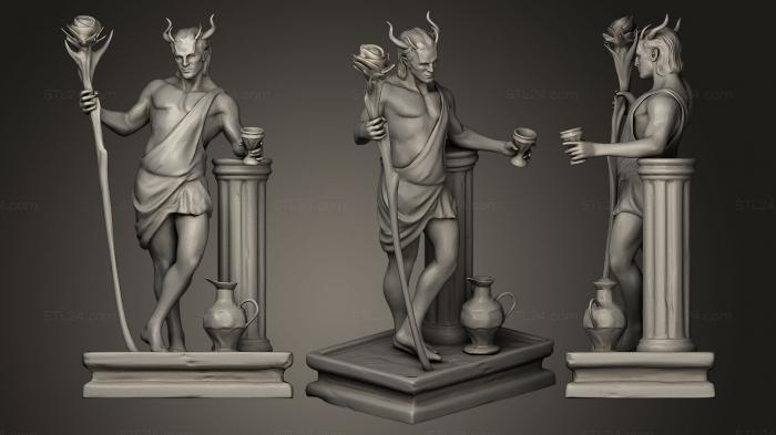Figurines heroes, monsters and demons (Sanguine, STKM_0319) 3D models for cnc